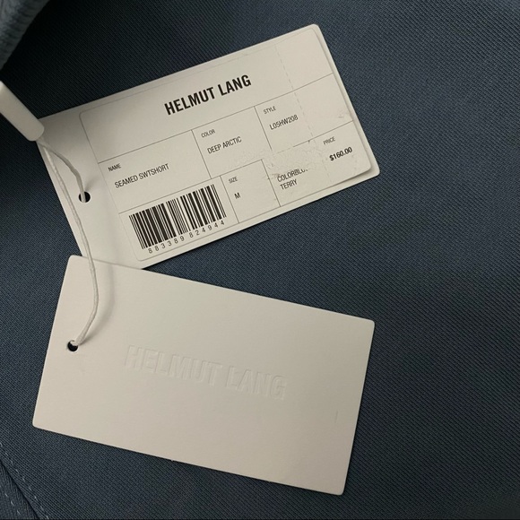 Helmut Lang seam sweat shorts NWT SZ/M - Picture 6 of 6